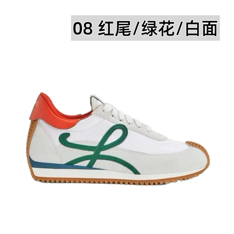 👟👟Ex-factory price 520👟👟 Men's size +10 Super 🔥Hot [LOEWE·Loewe] Forrest Gump shoes, invincible foot feel! The most popular model of the year, shoes with high moral training inside! 2025 new product series 💯Spliced ​​upper. The hidden inner height is soft and comfortable, and the minimalist style is very eye-catching. It is very advanced no matter how you match it. The heel design is novel. Soft and comfortable, and the splicing is light and comfortable: the foot feels invincible. It is rated as the most comfortable running style. It feels like walking on flat ground❤️Original details! The low-cut shoes have the initials of the brand logo on the side, making them a must-have for your shoe cabinet! Upper: imported suede + cowhide + original cloth splicing, cowhide foot pads, original customized abrasive tool combination outsole! Original packaging! 🏆 ✦Upper: imported suede + cowhide + original fabric splicing ✦Insole: movable latex cowhide insole ✦Outsole: original molded TPU combination outsole ✦Female size: 35--40, ✦Male size: 39--45,
